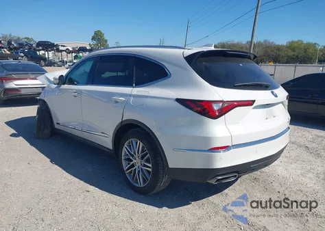 2023 Acura Mdx Advance Package z USA, uszkodzony, nr VIN 5J8YE1H8XPL004278